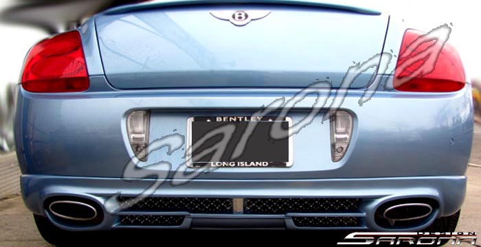Custom Bentley GT Rear Add-on  Coupe Rear Lip/Diffuser (2003 - 2010) - $890.00 (Part #BT-001-RA)